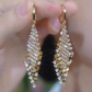 ✨ Sparkling Geometric Rhinestone Earrings