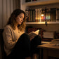 Lantern bookshelf lamp iron decor warm light wireless 2026