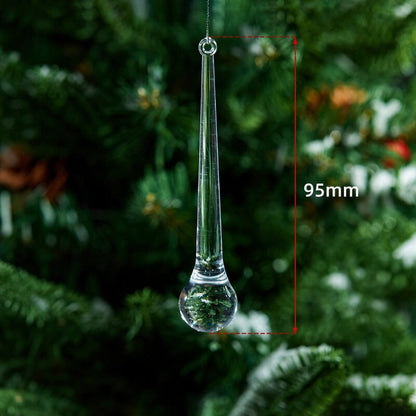 🎄✨ Clear Xmas Ornaments – Icicles for Xmas Tree
