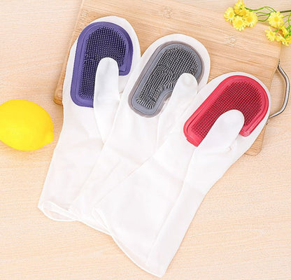 🧤✨ Magic Brush Gloves – Dishwashing & Cleaning