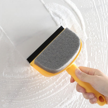 🧽 2-in-1 Badkamerborstel met Trekker – Reinig en Droog in één Beweging! 🚿✨