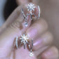 ✨ Ultra-Sparkling 8-Point Star Earrings