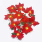 🎄 Christmas Poinsettia String Lights