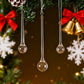 🎄✨ Clear Xmas Ornaments – Icicles for Xmas Tree