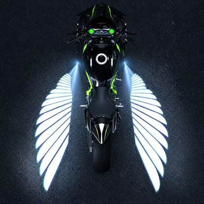 🏍️✨ Angel Wing Motorcycle LED Lights – Decorative Lighting