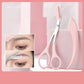💗✂️ 2-in-1 Eyebrow Scissors with Comb – Beautiful, Defined Brows in Minutes! 🌸✨