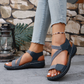 Modelo 2026: Sandalias ortopédicas de nuevo diseño con doble cierre de velcro.