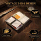 💳✨Vintage 3-in-1 Card &amp; Cash Holder – Multifunctional Cigarette Case
