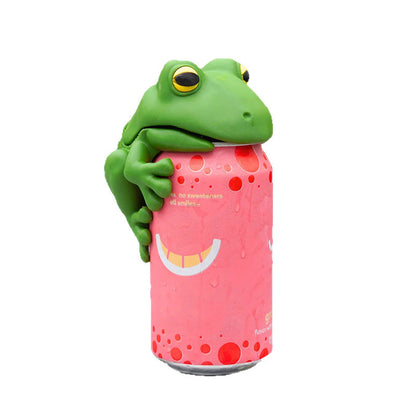 🐸 Frog Can Lid Reusable Leakproof