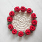 🌹 Handmade Crochet Rose Trivet & Coaster for a Cozy Tabletop Touch