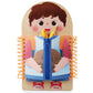 🧸 Wooden Activity Board – Fine Motor Skills & Practical Life Toy