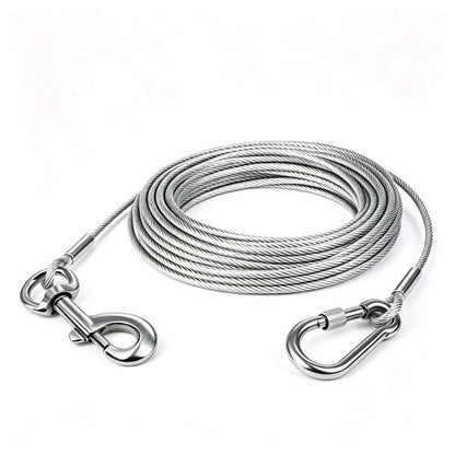 🧺 Reinforced PVC-Coated Steel Clothesline – Strong and Durable