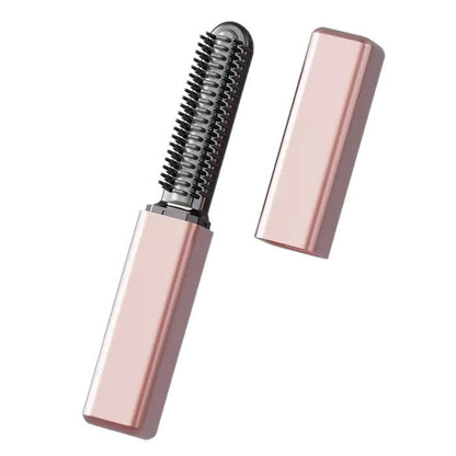 💗💇‍♀️ Mini Wireless Hair Straightener & Curler – Your Perfect Hairstyle Anywhere! ✨🎀