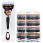 Men's razor replacement kit + free holder – Ultra-sharp stainless steel blades for a smooth shave