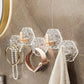✨ Glacier-Effect Hexagonal Wall Hooks – No Drilling Required
