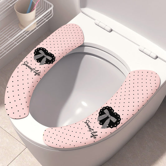 Electrostatic Toilet Seat Cover – No Glue, Warm in Winter, All-Season Use