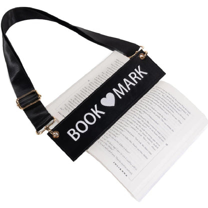 📚 Book Sleeve with Detachable Shoulder Strap – Read & Take Your Book Anywhere! 🖤✨