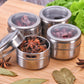 🧂✨ Magnetic Stainless Steel Spice Containers – A Tidier, More Elegant Kitchen! 🍳🤍