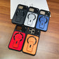 📱 Shockproof Phone Case with Foldable Camera Cover and Magnetic Stand