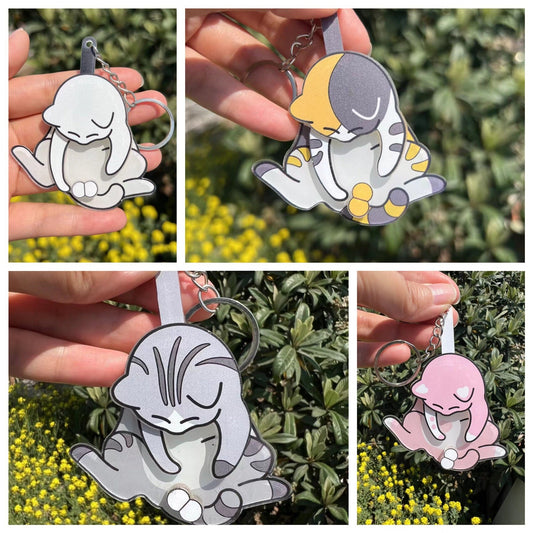 🐱😹Pull-Out Funny Cat Keychain – Cute, Quirky & Fun