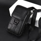 👝 Genuine Leather Men's Belt Bag – Practical Everyday Waist Pouch