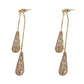 ✨ Elegant Teardrop Earrings – French Chic with Sparkling Zirconia! 💎🤍