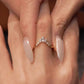 💍✨ Set of 3 Lab-Grown Diamond Rings – Trendy Square Design