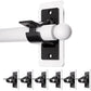 🔥 Self-Adhesive Curtain Rod Brackets – No-Drill Installation for Bathrooms & Bedrooms