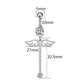 👼✨ Angel Wing Belly Button Ring with Cubic Zirconia – Shine with a Heavenly Touch! 💖💎