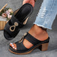 Sandalias ortopédicas con tacones de pedrería (compra 2 y obtén envío gratis)
