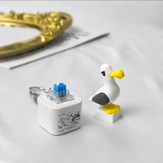 🆕 2026 Seagull LED Sound & Light Keychain – Anti-Stress Fidget 🐦✨🔑