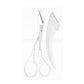 💗✂️ 2-in-1 Eyebrow Scissors with Comb – Beautiful, Defined Brows in Minutes! 🌸✨