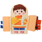 🧸 Wooden Activity Board – Fine Motor Skills & Practical Life Toy