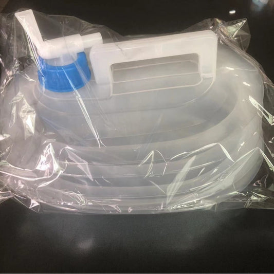 Foldable water canister with tap – space-saving & leak-proof