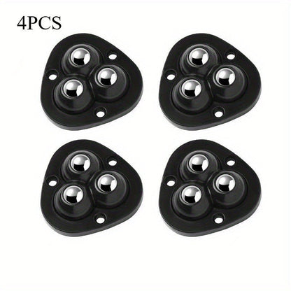 🛞✨ Self-Adhesive Ball Casters – 360° Swivel Furniture Wheels