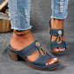 Sandalias ortopédicas con tacones de pedrería (compra 2 y obtén envío gratis)