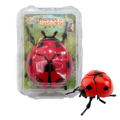 Wind-up crawling insect toy realistic prank gadget fun decor 🐜