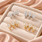 🌸 Women's Vintage Floral Earrings – Elegant Jewelry