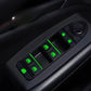 🚗 Glow Car Button Stickers