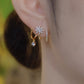 ✨ Ultra-Sparkling 8-Point Star Earrings