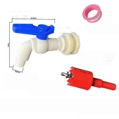 🛠️💧Plastic Water Tank Tap Kit – Easy DIY Water Outlet