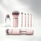 💄🌸 6-in-1 Makeup Brush Set – Beauty and Convenience in One Case! ✨💖