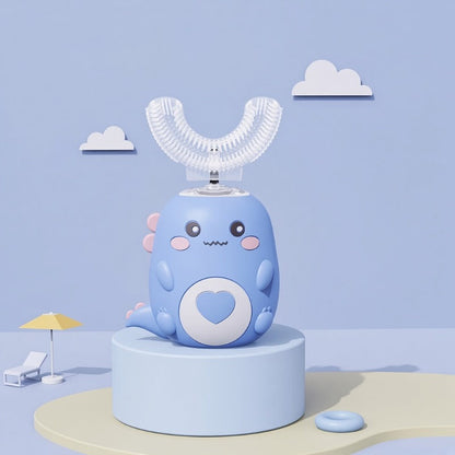 🦖 U-Shaped Electric Toothbrush for Kids 2–12 Years Old