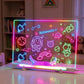 🎨✨ LED Drawing Board with 7 Colours – Erasable