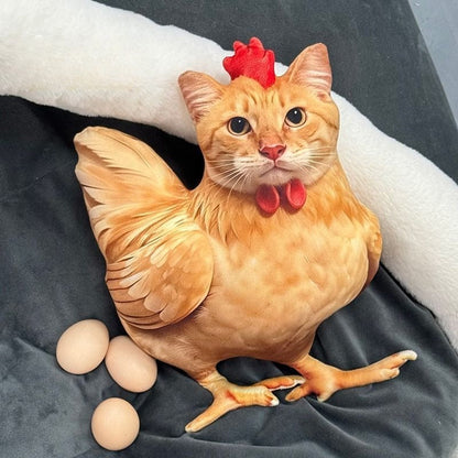 🐱🐔 Funny Cat Chicken Pillow – Creative Home Decor 2026 ✨