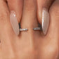 💍✨ Set of 3 Lab-Grown Diamond Rings – Trendy Square Design