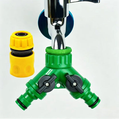 🚰✨ Faucet Splitter with Hose Connector – Dual Water Outlet