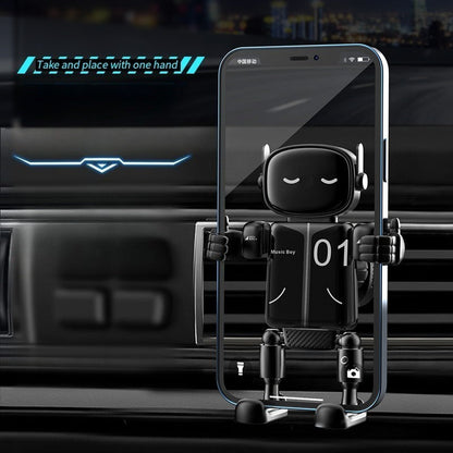 🤖📱 Robot Design Car Phone Holder – Your Smartest Travel Companion! 🚗💙