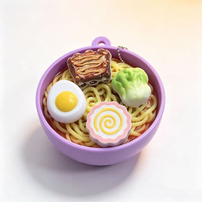🍜✨ Ramen Fidget Keychain – Twist & Press