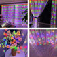 ✨ LED Curtain Lights with Remote Control – 300 LEDs